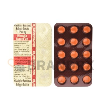 Nicardia Retard 20 mg J.B. Chemicals & Pharmaceuticals Ltd.